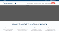 Desktop Screenshot of duisenburgh.nl